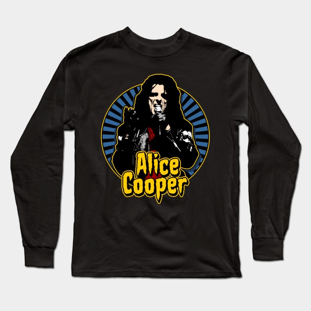 Alice Cooper Long Sleeve T-Shirt by Night Day On Off